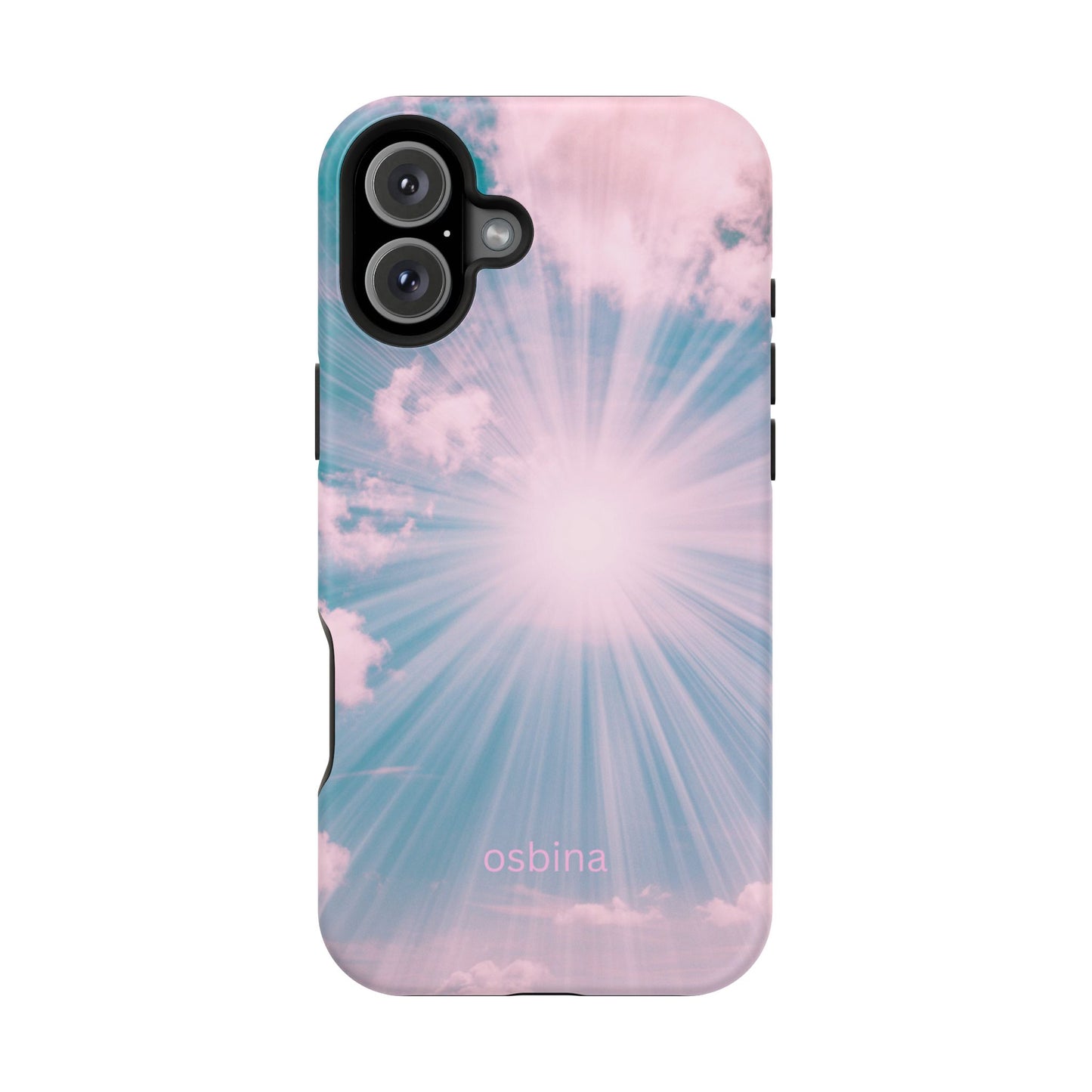osbina | MagSafe compatible for iPhone | The Sunburst Skies Case | YAYOU Collection Supporting Shine Like Sable