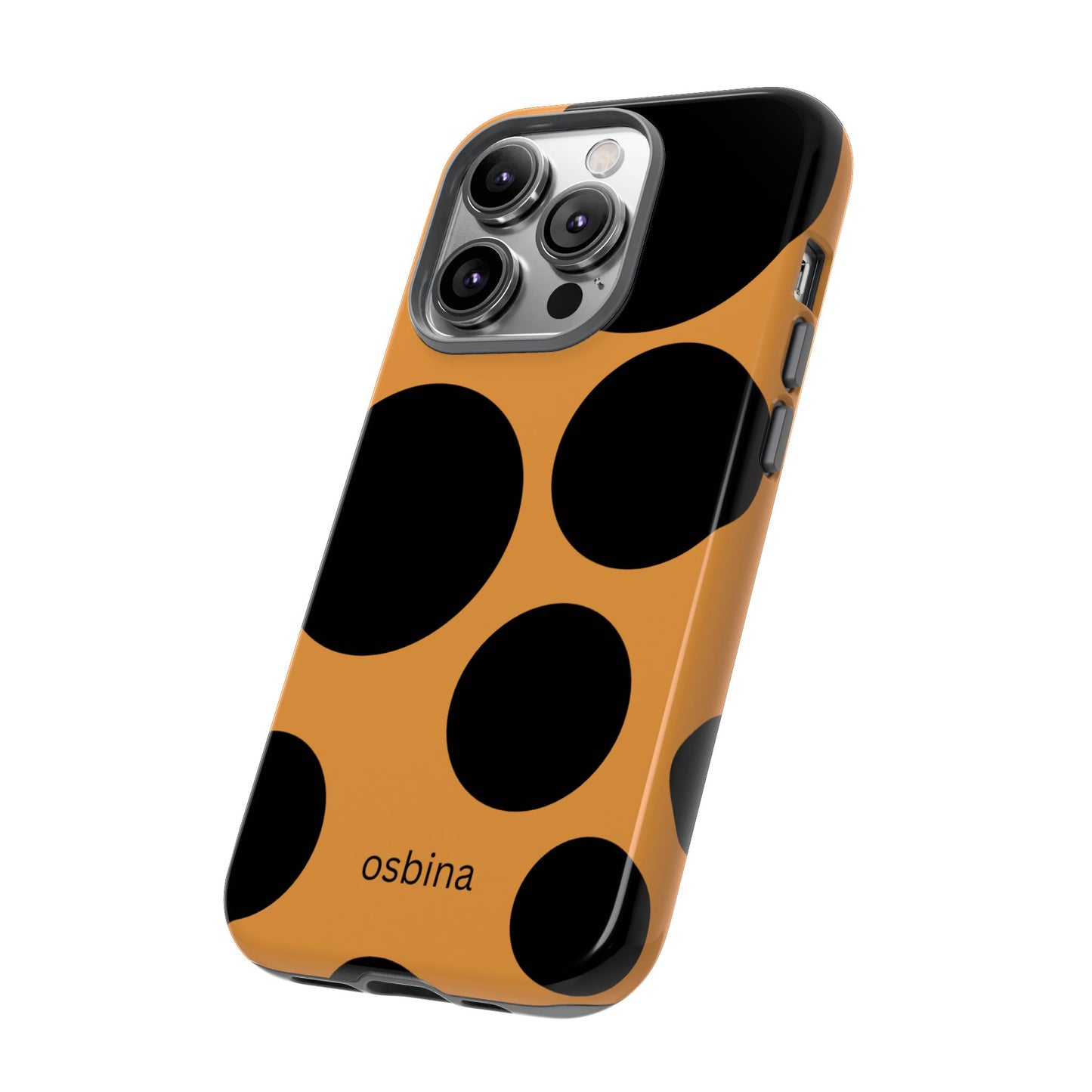osbina | The Bubble Statement Case in Orange + Black | The Season Collective