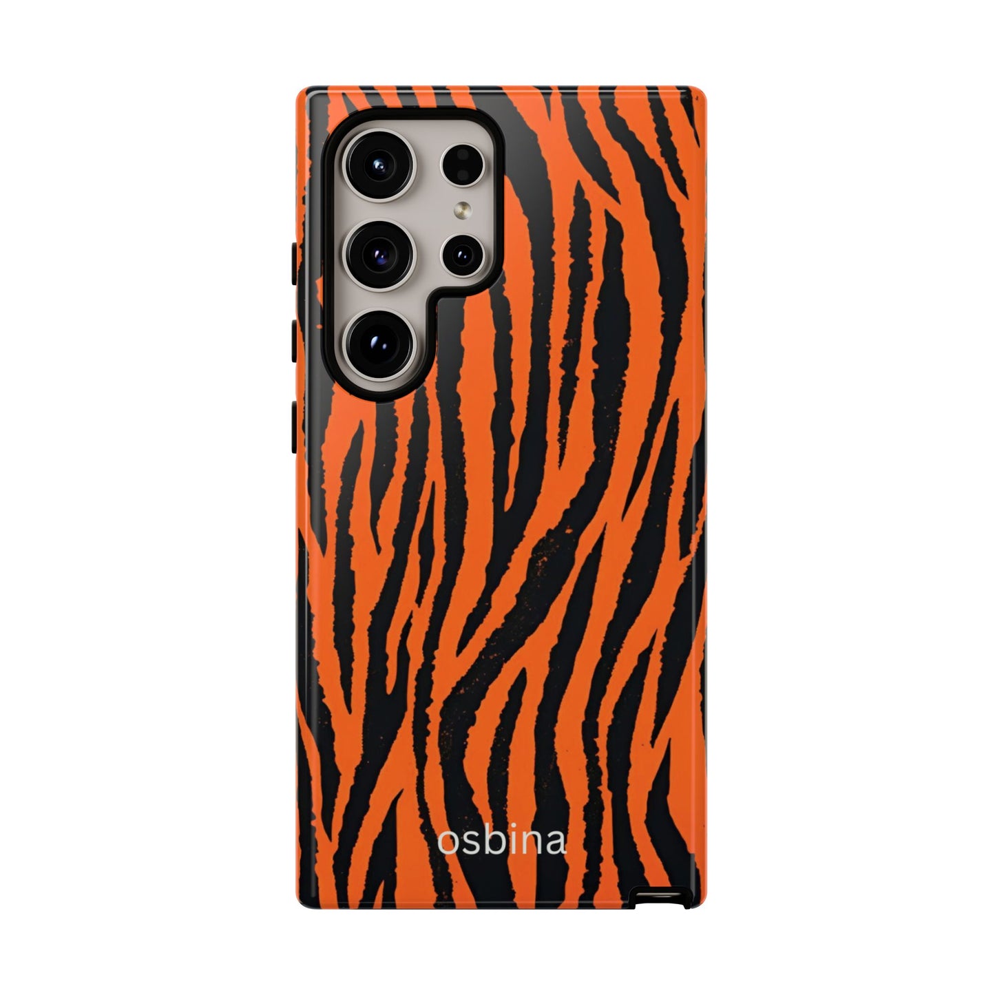osbina | Tiger, But Make It Chic — The Bengal Stripe Case in Orange + Black | The Season Collective