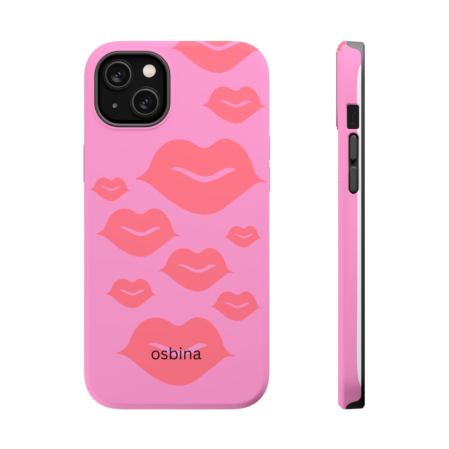 osbina | MagSafe compatible for iPhone | Besos Hot Lips Phone Case | Modern Muse Collection