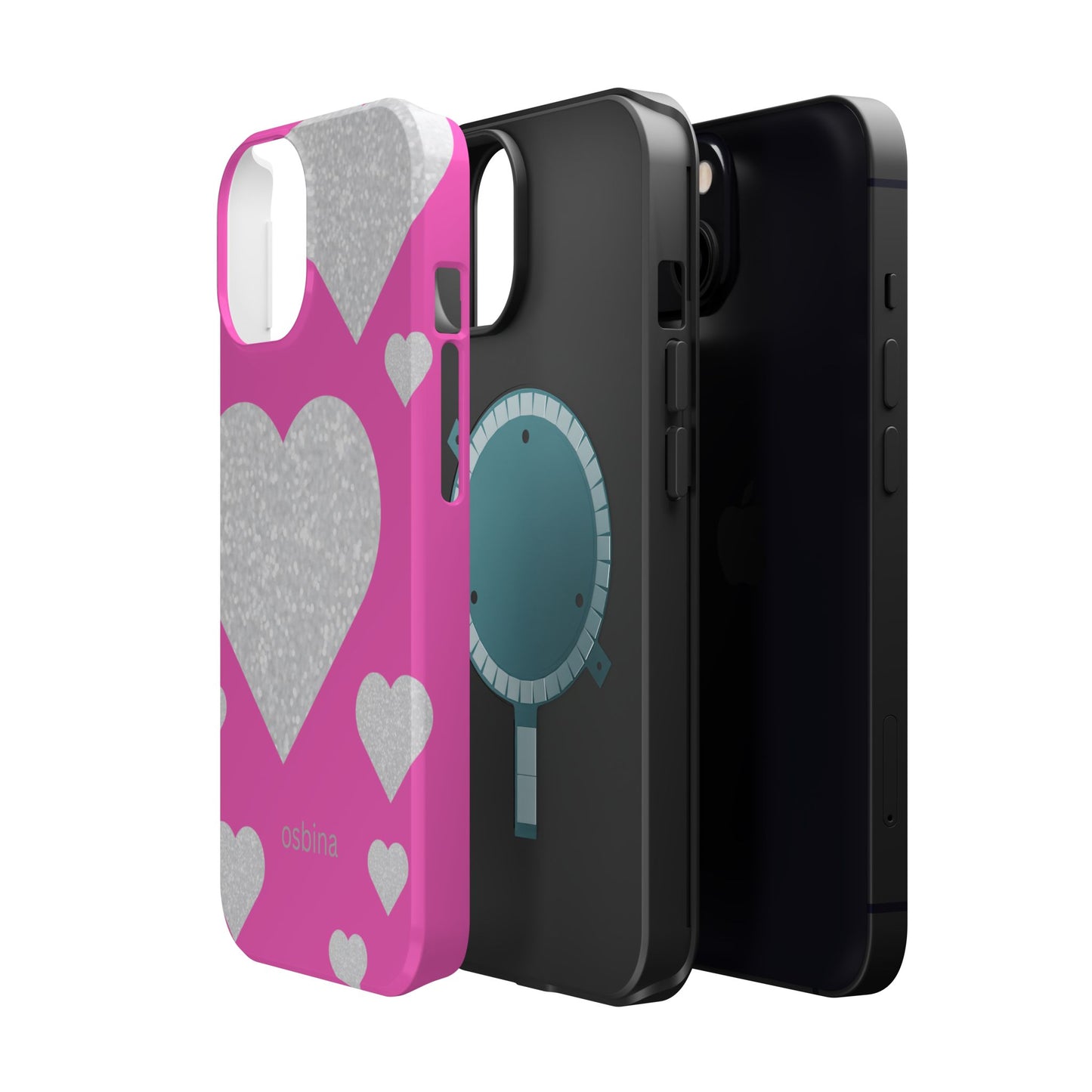 osbina | MagSafe compatible for iPhone | The Shimmering Love Case | YAYOU Collection Supporting Shine Like Sable