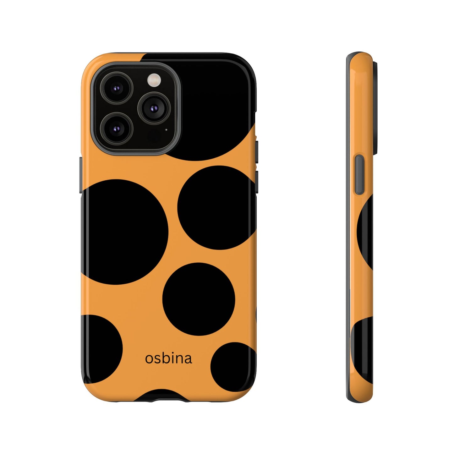 osbina | The Bubble Statement Case in Orange + Black | The Season Collective