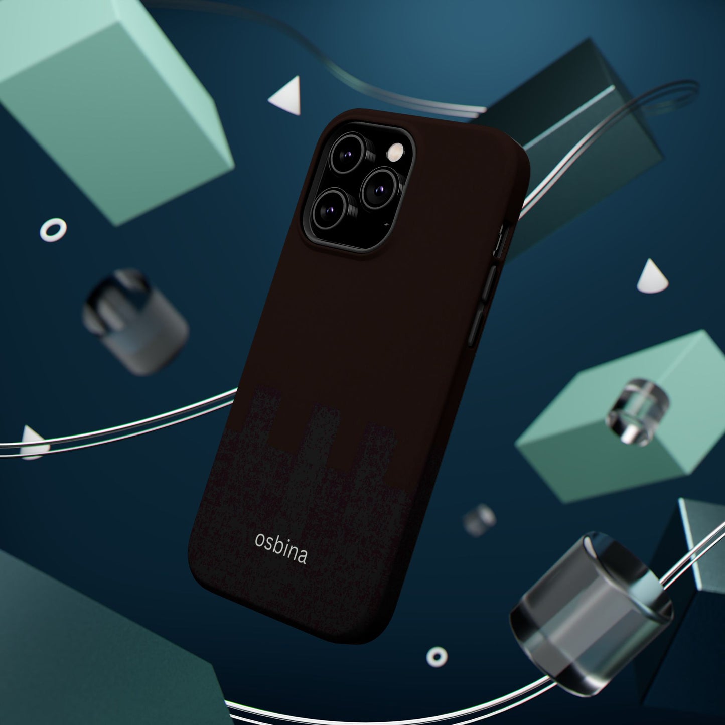 osbina | MagSafe compatible for iPhone | The Onyx Phone Case | Modern Man Collection