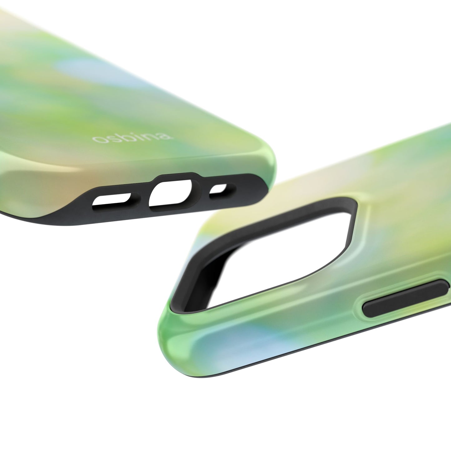 osbina | MagSafe compatible for iPhone | The Veridian Orbs Phone Case | Color Edit Collection