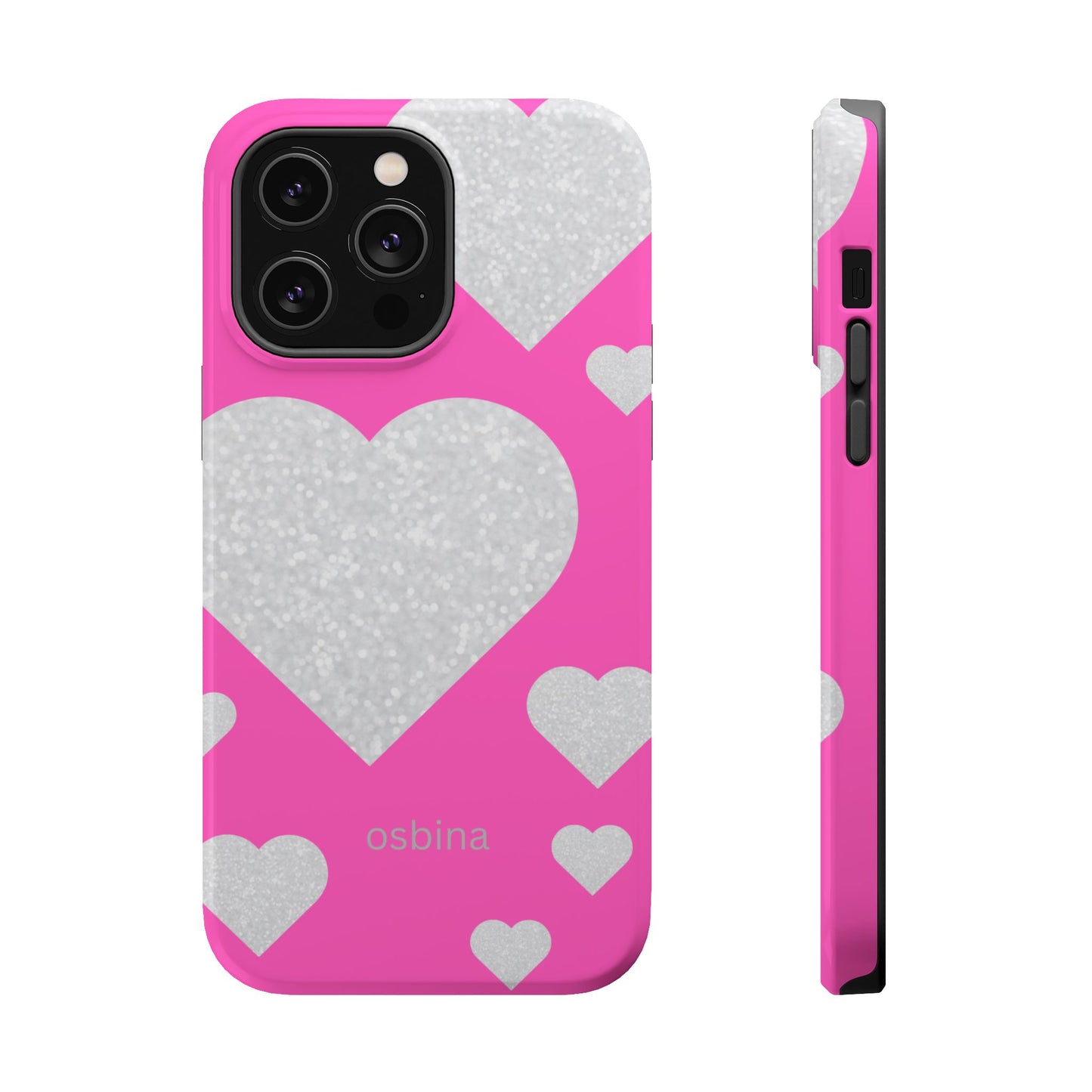 osbina | MagSafe compatible for iPhone | The Shimmering Love Case | YAYOU Collection Supporting Shine Like Sable