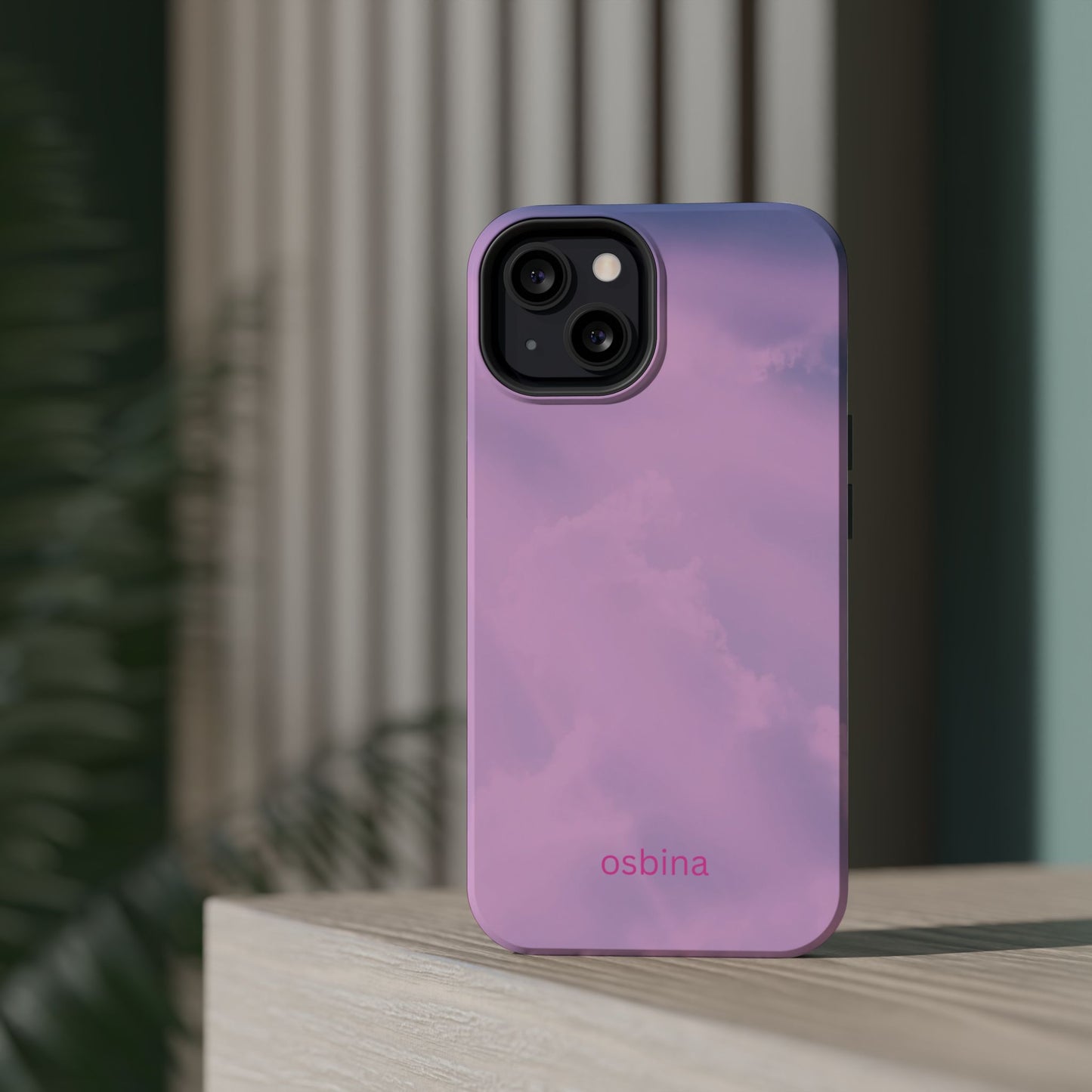osbina | MagSafe compatible for iPhone | The Rosy Skies Case | YAYOU Collection Supporting Shine Like Sable