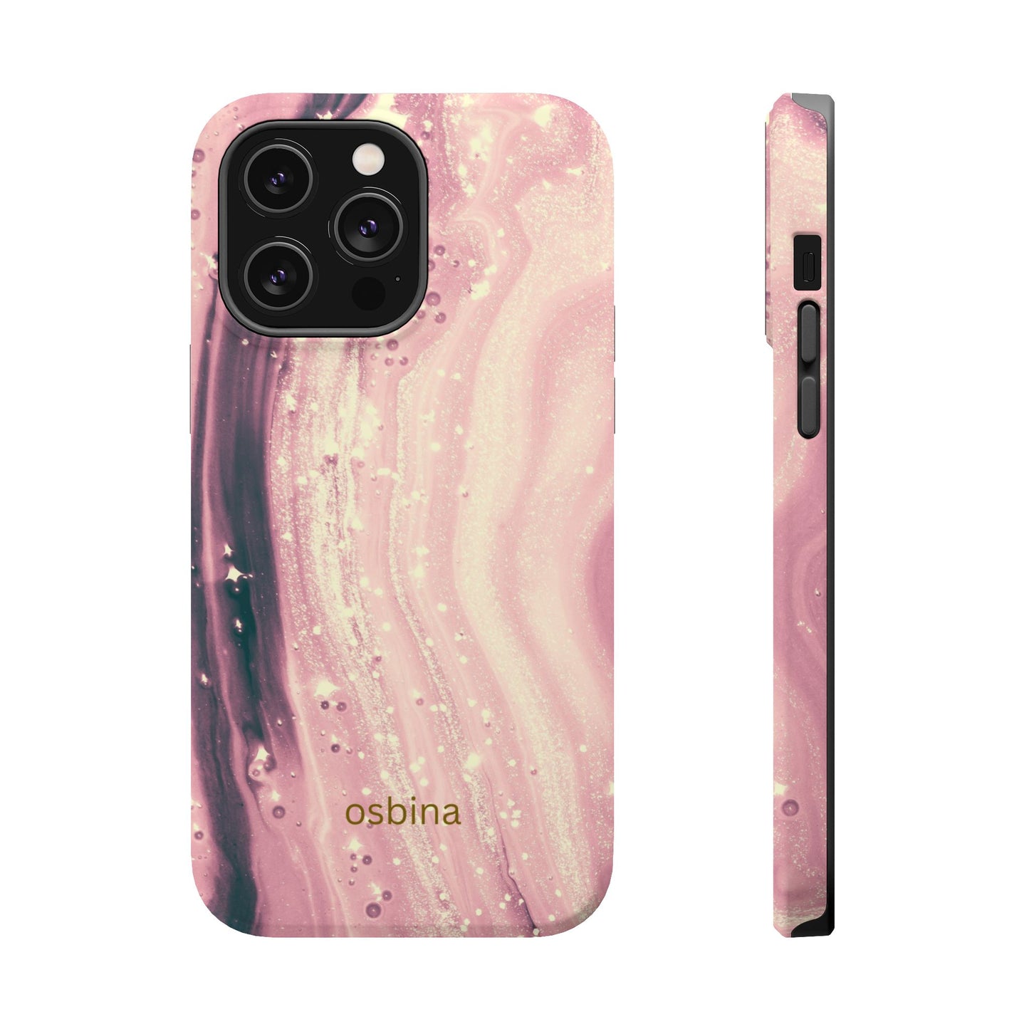 osbina | MagSafe compatible for iPhone | The Amethyst Glow Phone Case | Modern Muse Collection
