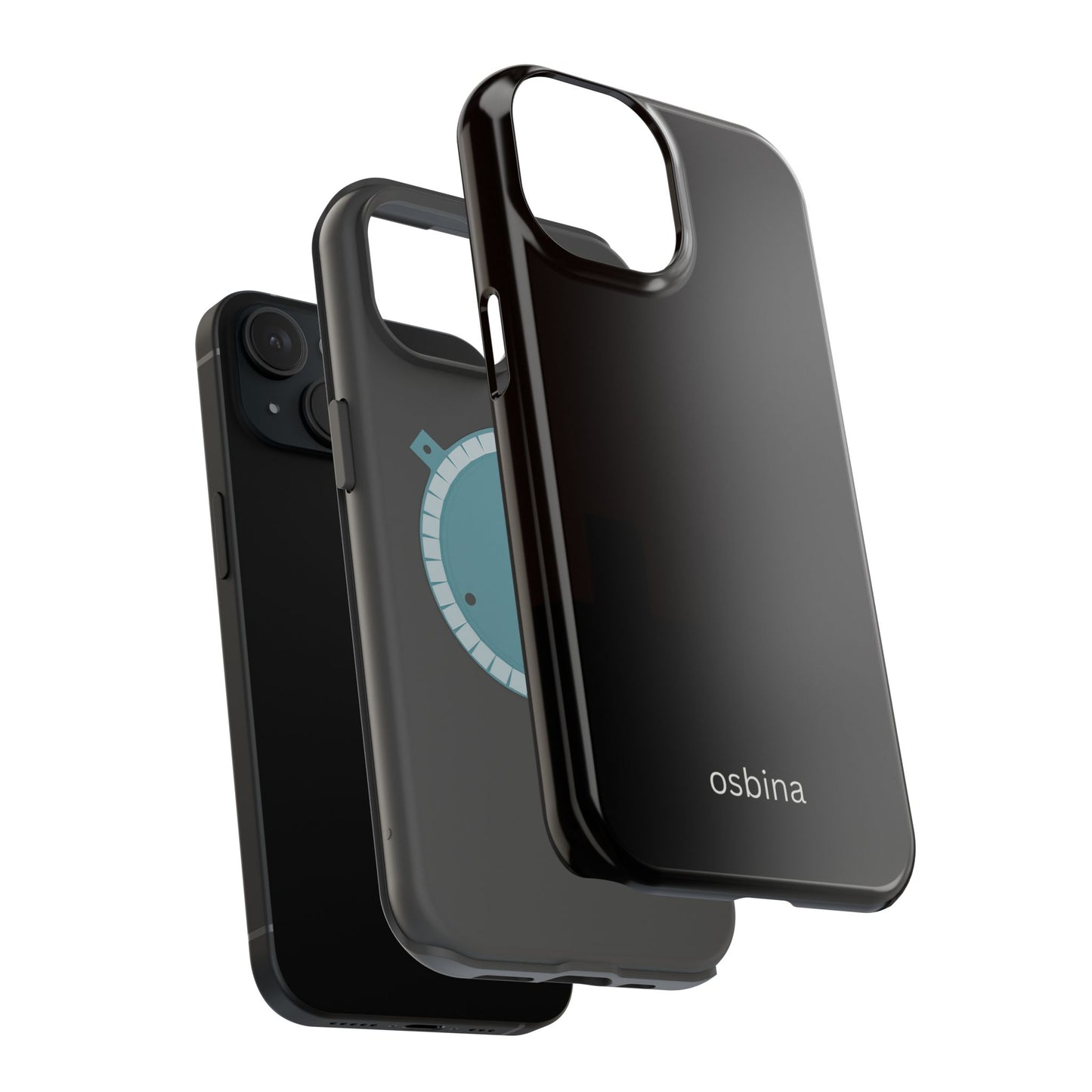 osbina | MagSafe compatible for iPhone | The Onyx Phone Case | Modern Man Collection