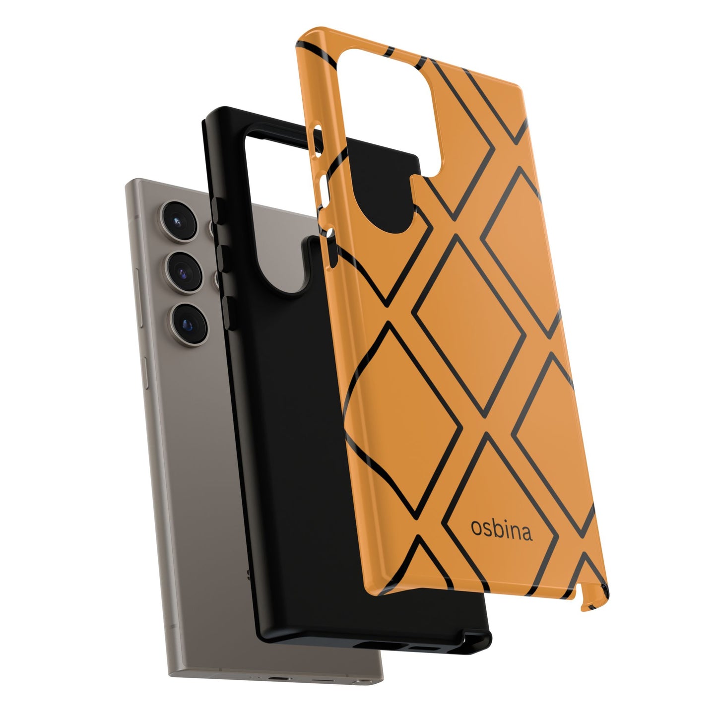 osbina | Diamonds Are Your Phone’s Best Friend — The Orange + Black Diamond Case | The Season Collective