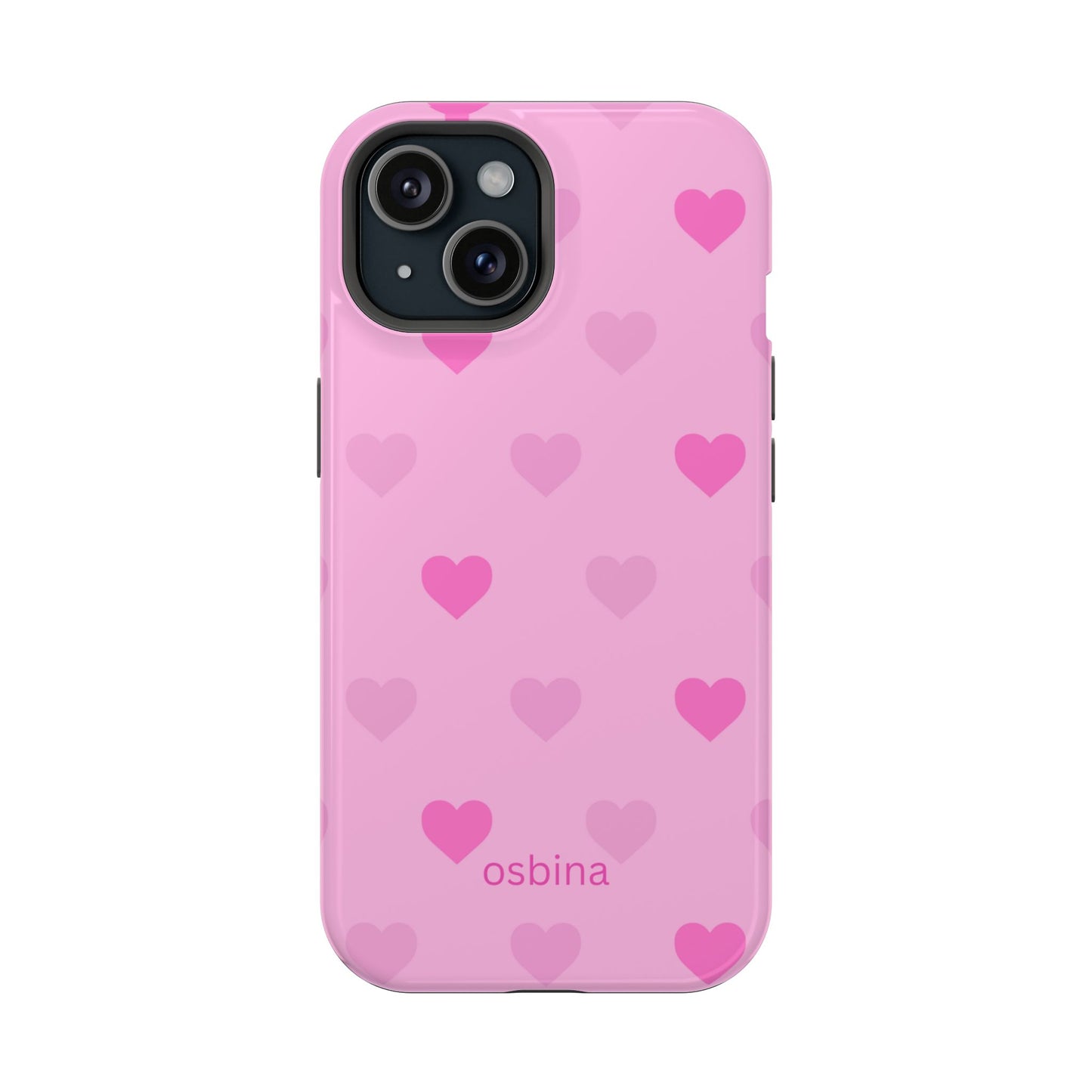 osbina | MagSafe compatible for iPhone | The Blushing Hearts Case | YAYOU Collection Supporting Shine Like Sable
