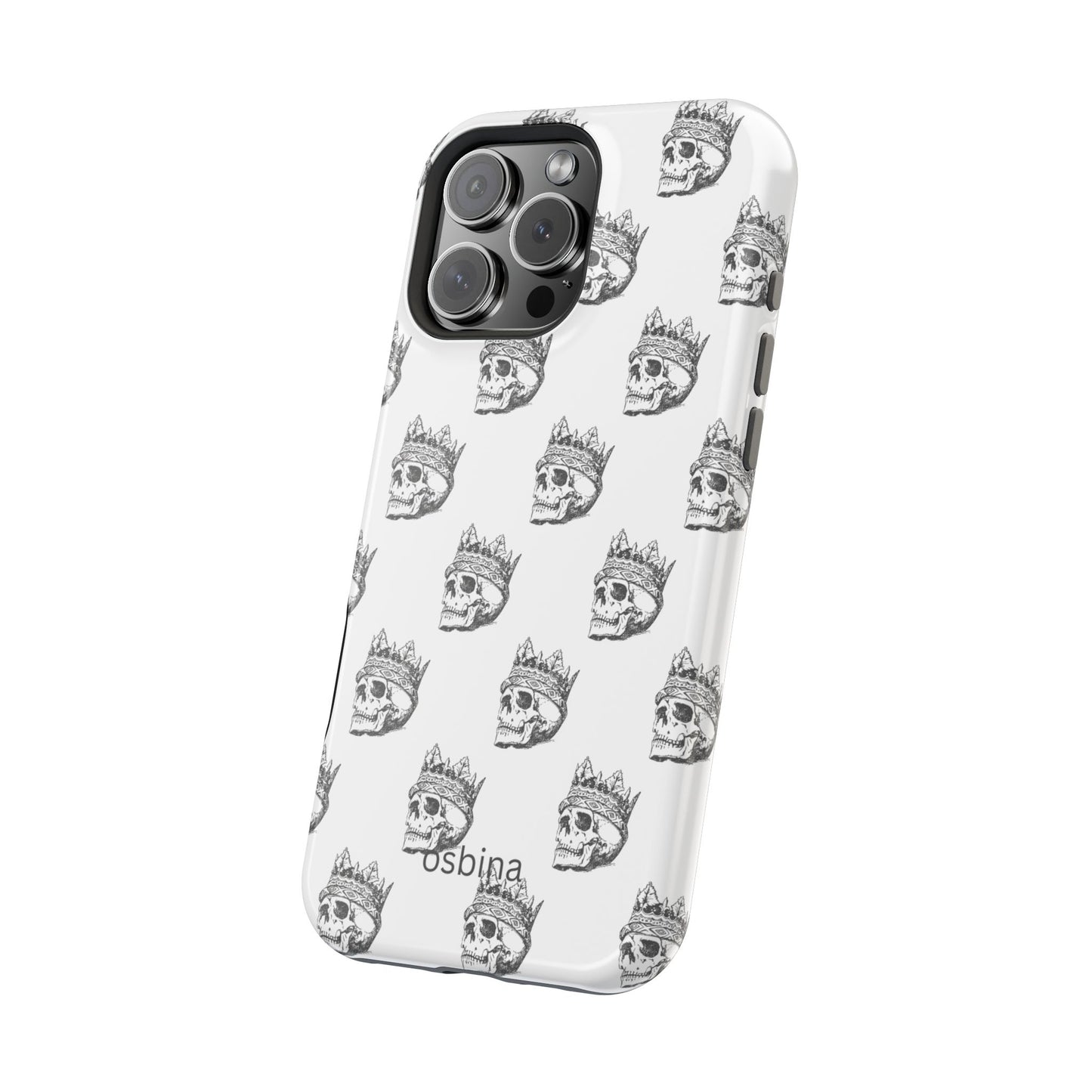 osbina | MagSafe compatible for iPhone | Skulls Royale Phone Case | Season Collective Collection
