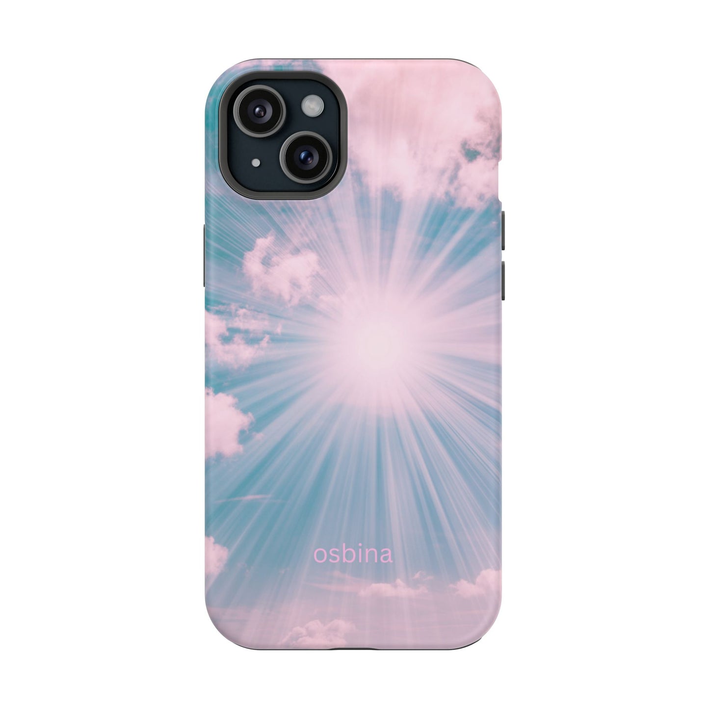 osbina | MagSafe compatible for iPhone | The Sunburst Skies Case | YAYOU Collection Supporting Shine Like Sable