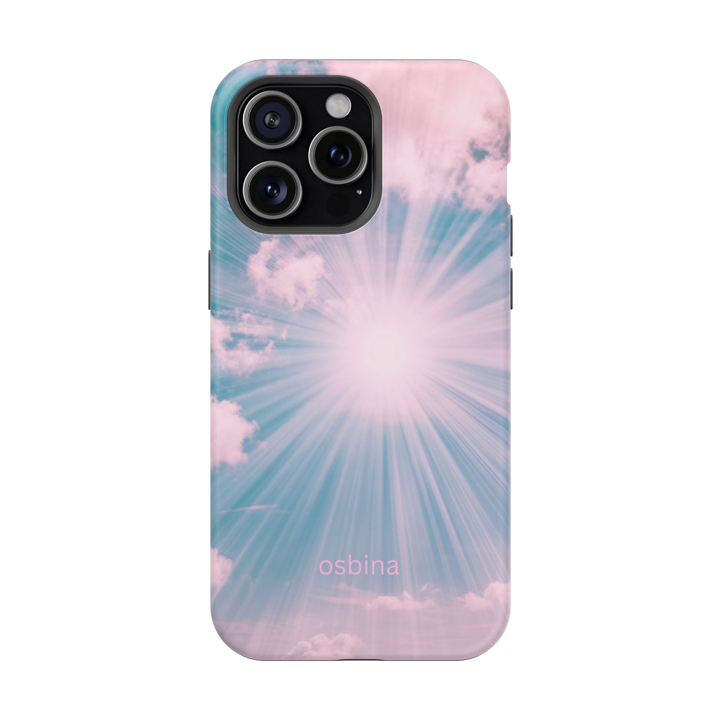 osbina | MagSafe compatible for iPhone | The Sunburst Skies Case | YAYOU Collection Supporting Shine Like Sable