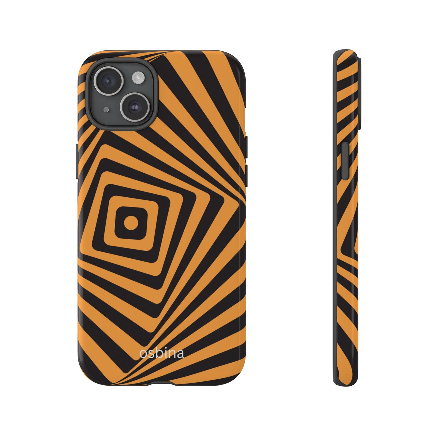 osbina | Step Into the Zone — The Orange + Black Spiral Case | The Season Collective