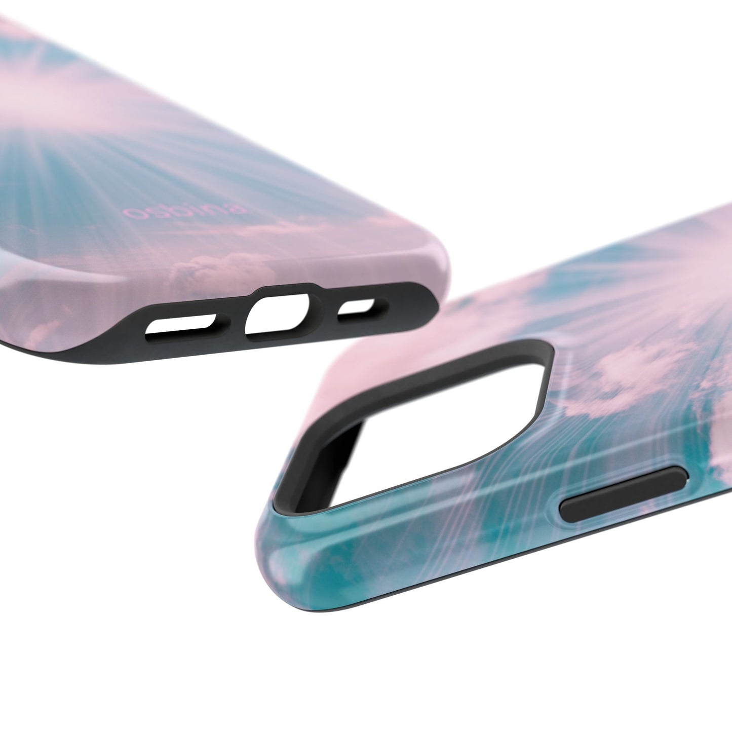 osbina | MagSafe compatible for iPhone | The Sunburst Skies Case | YAYOU Collection Supporting Shine Like Sable
