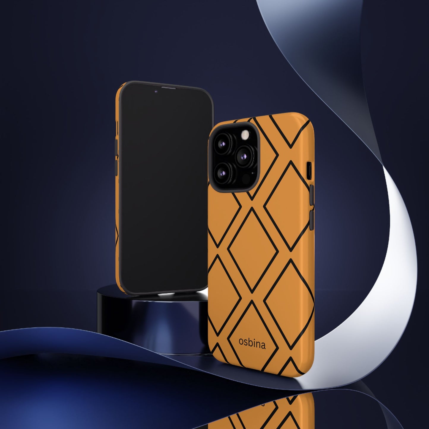 osbina | Diamonds Are Your Phone’s Best Friend — The Orange + Black Diamond Case | The Season Collective