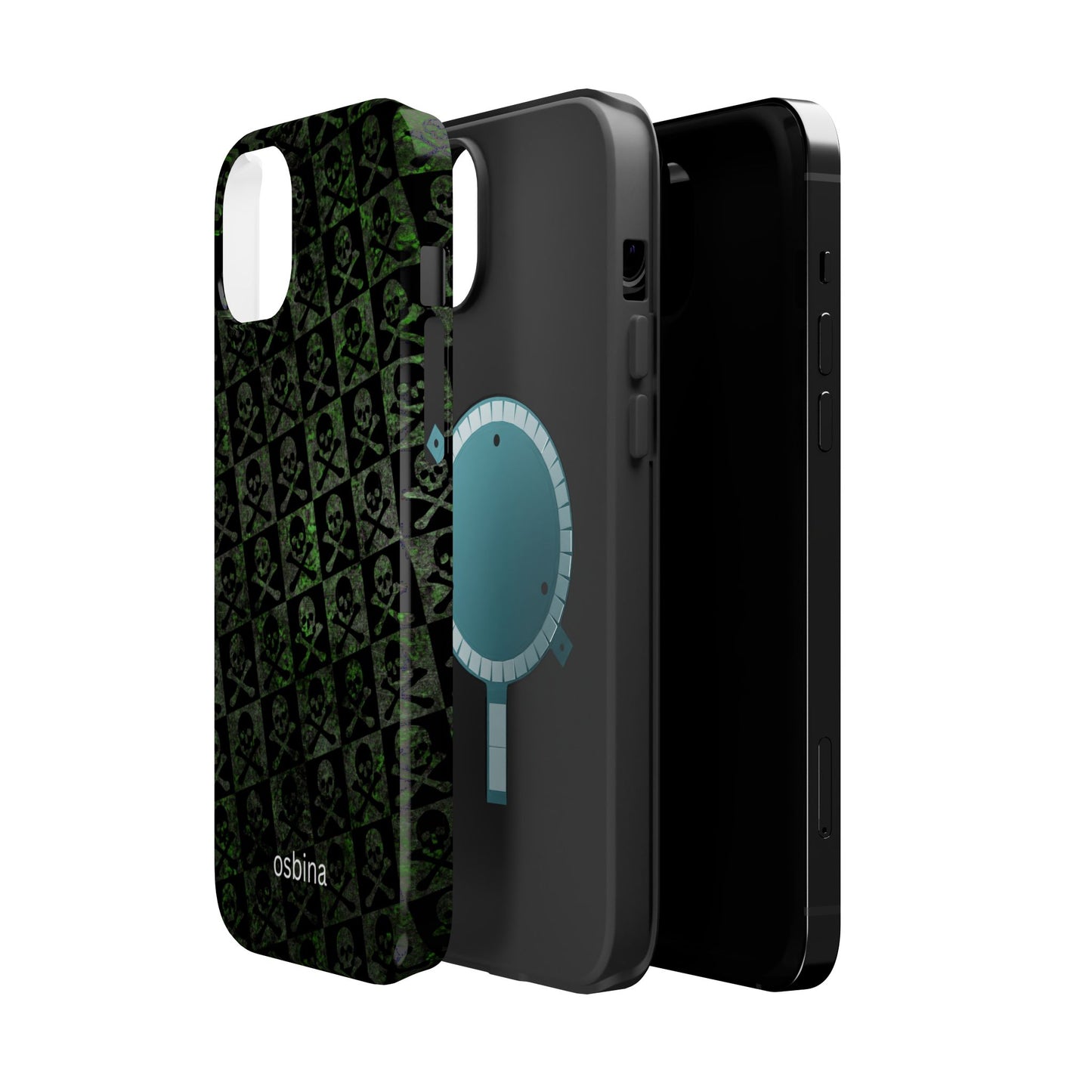 osbina | MagSafe compatible for iPhone | Skull & Crossbones Phone Case | Season Collective Collection