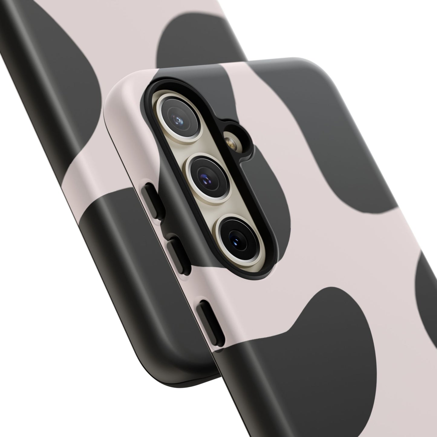 osbina | Prairie Chic Pink & Black Cow Print Phone Case | Modern Muse Collection