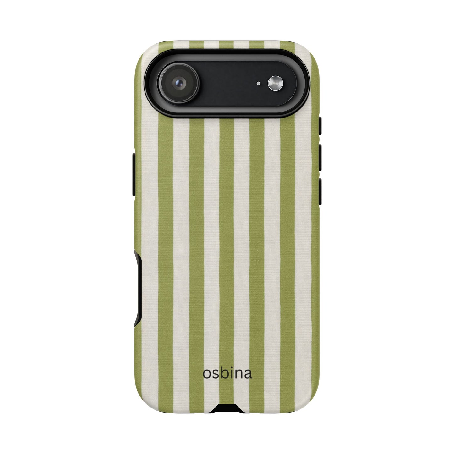 osbina | Verde Stripe Phone Case | Color Edit Collection