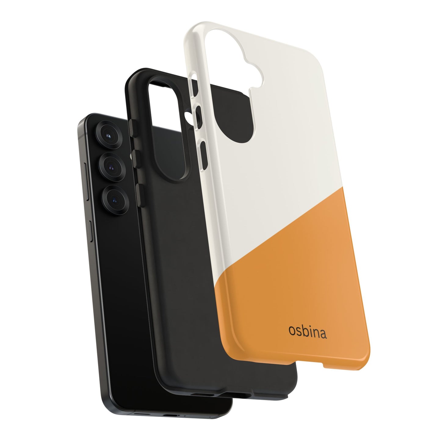 osbina | Divide & Conquer — The Orange + White Split Diagonal Case | The Season Collective