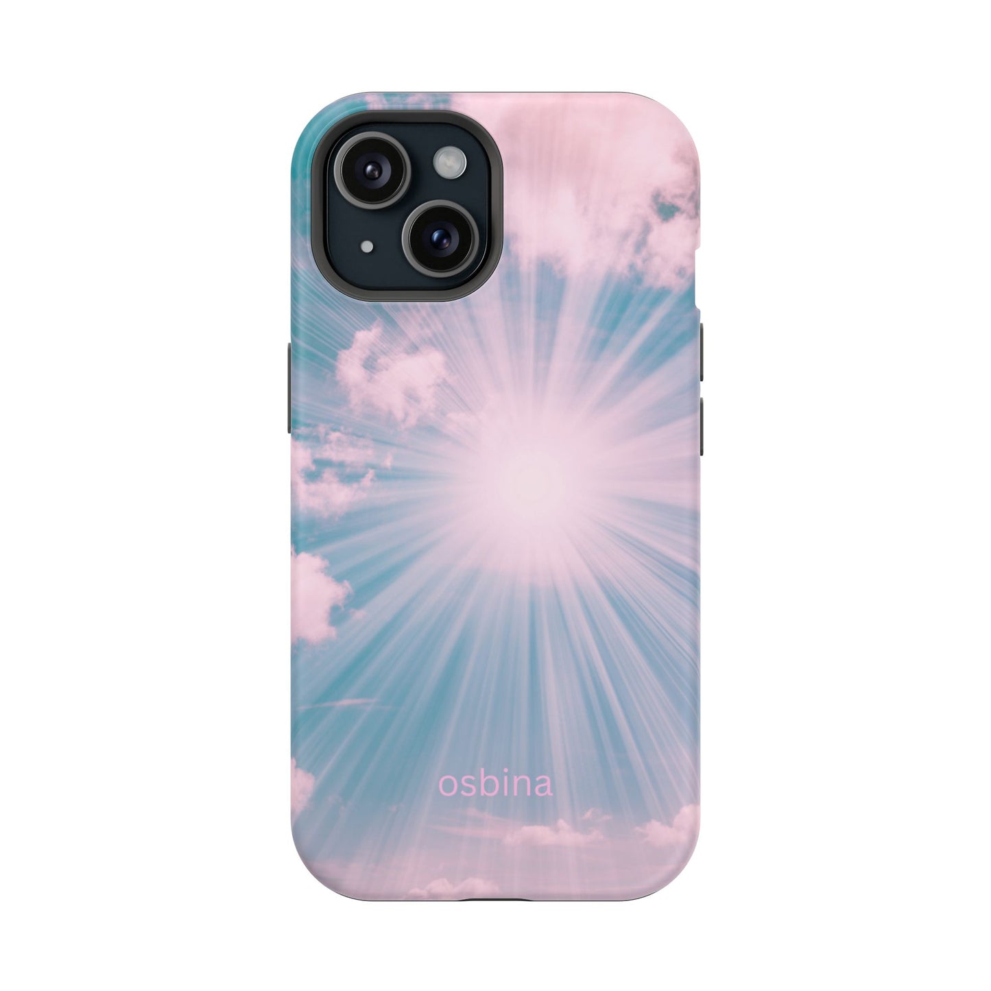 osbina | MagSafe compatible for iPhone | The Sunburst Skies Case | YAYOU Collection Supporting Shine Like Sable