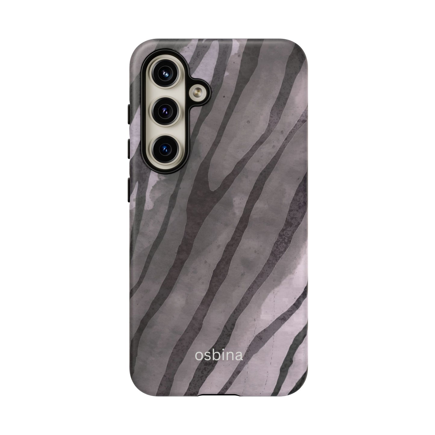 osbina | Stripes on Point — The Muted Gray + Black Tiger Case | The Season Collective