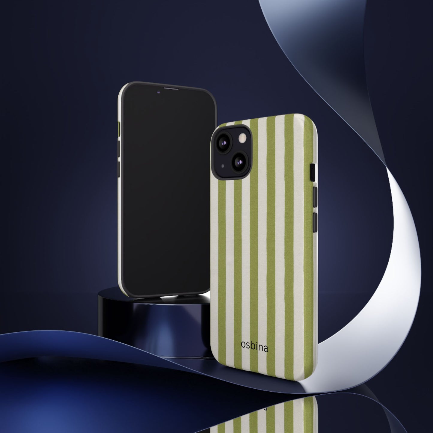 osbina | Verde Stripe Phone Case | Color Edit Collection