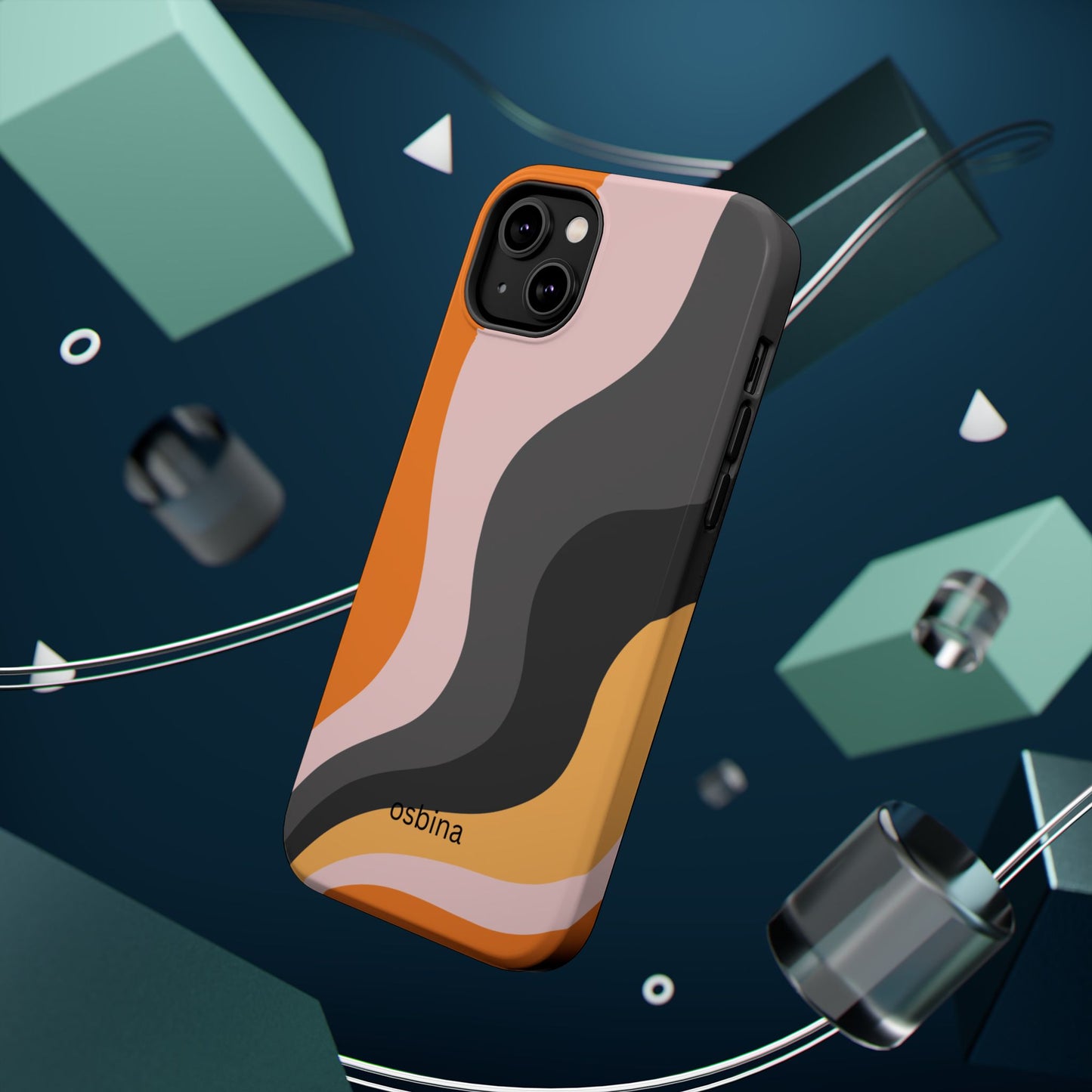 osbina | MagSafe Compatible for iPhone | The Case That Says “Fall, But Make It Fashion” | Retro Swirl Edition | The Season Collective