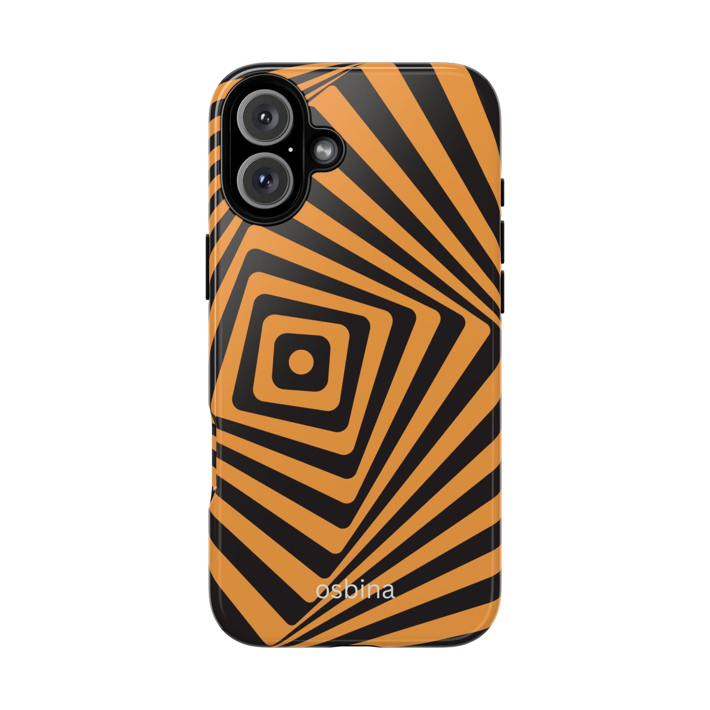 osbina | Step Into the Zone — The Orange + Black Spiral Case | The Season Collective
