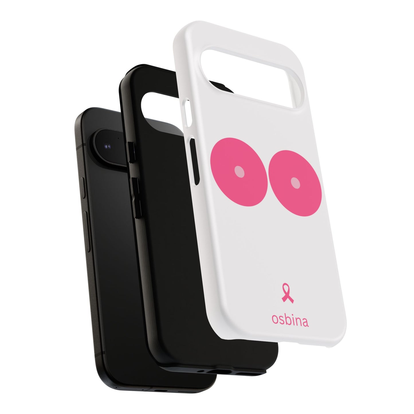 osbina | Limited Edition The Check Your Tatas Case in Light Pink + Soft Pink + Hot Pink | The Pink October Collection | Inspired By