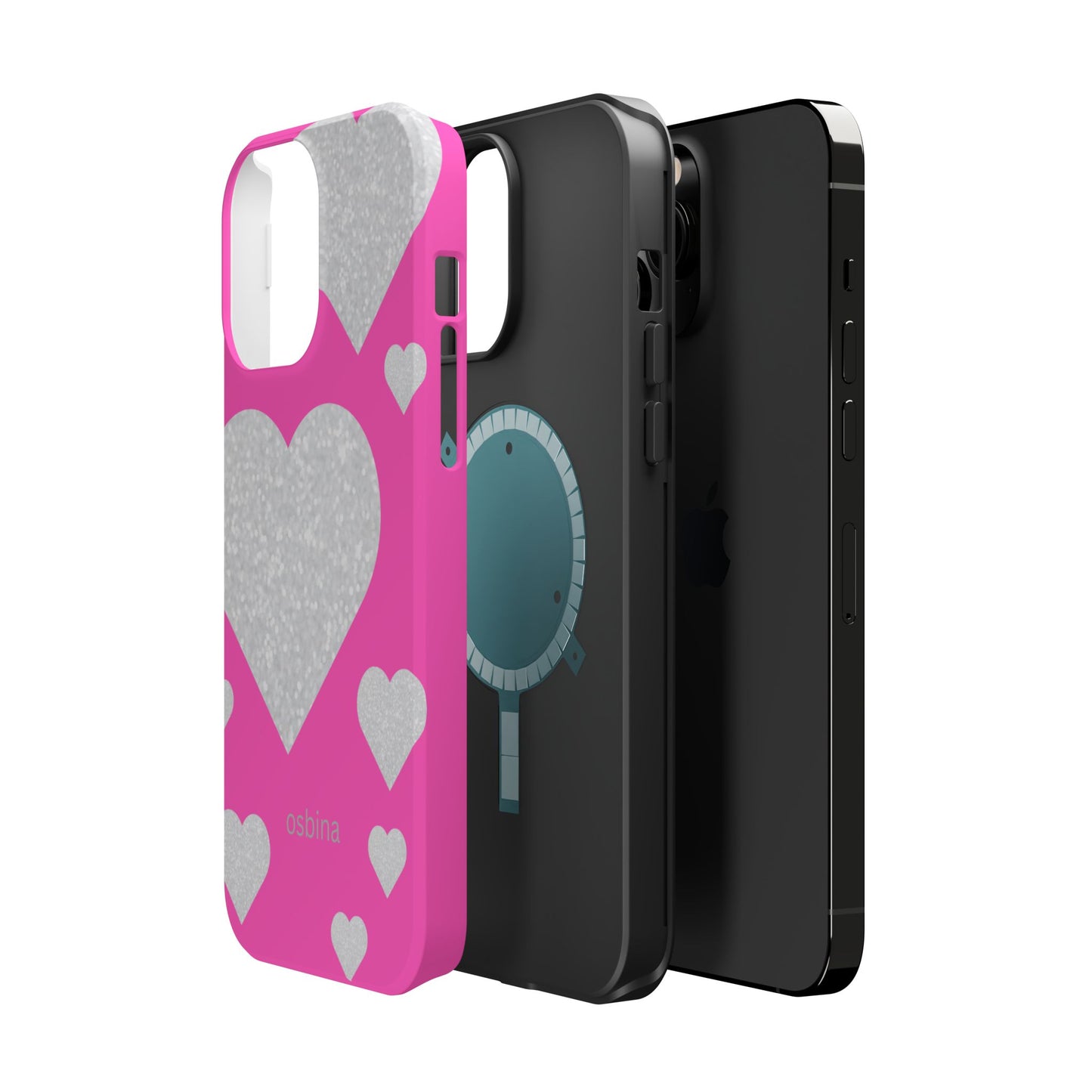 osbina | MagSafe compatible for iPhone | The Shimmering Love Case | YAYOU Collection Supporting Shine Like Sable