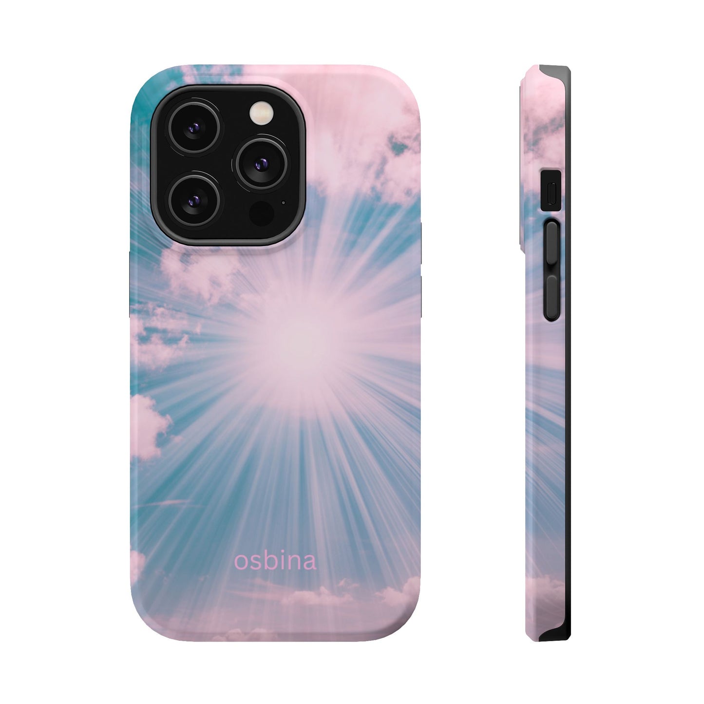 osbina | MagSafe compatible for iPhone | The Sunburst Skies Case | YAYOU Collection Supporting Shine Like Sable