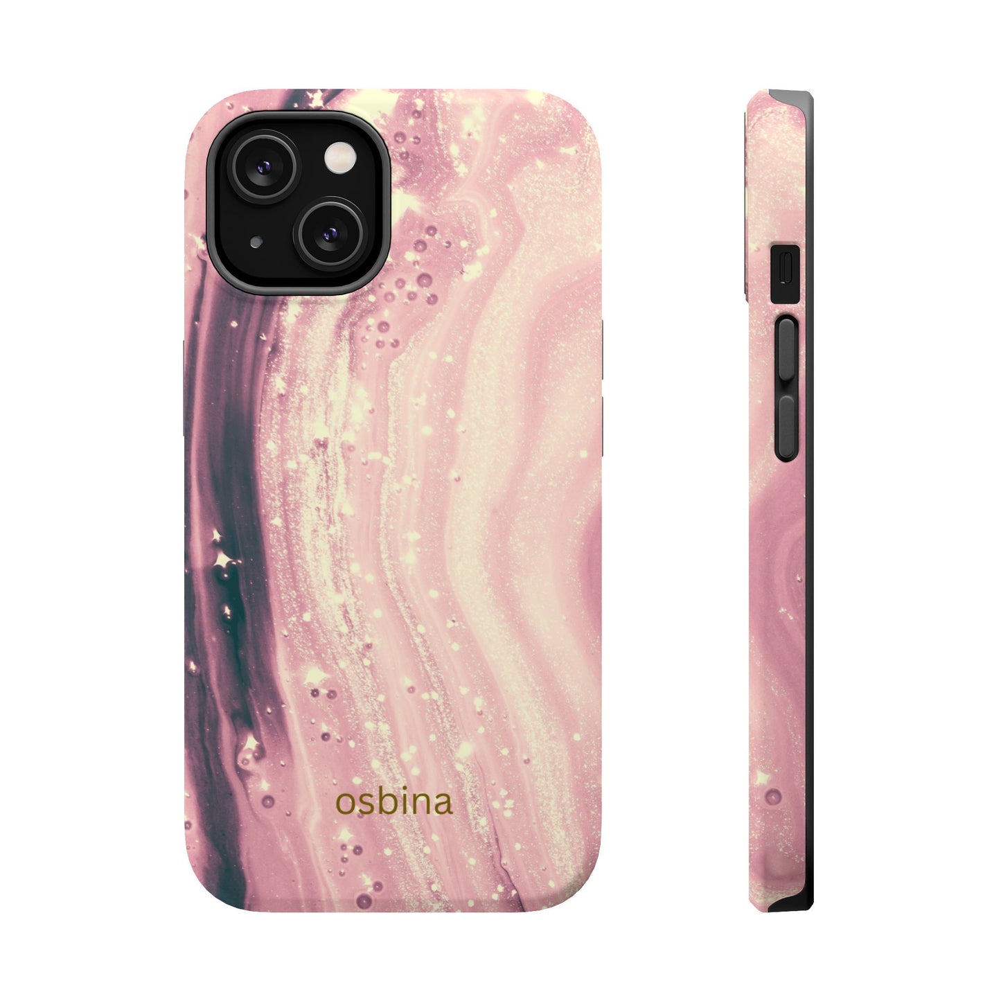 osbina | MagSafe compatible for iPhone | The Amethyst Glow Phone Case | Modern Muse Collection
