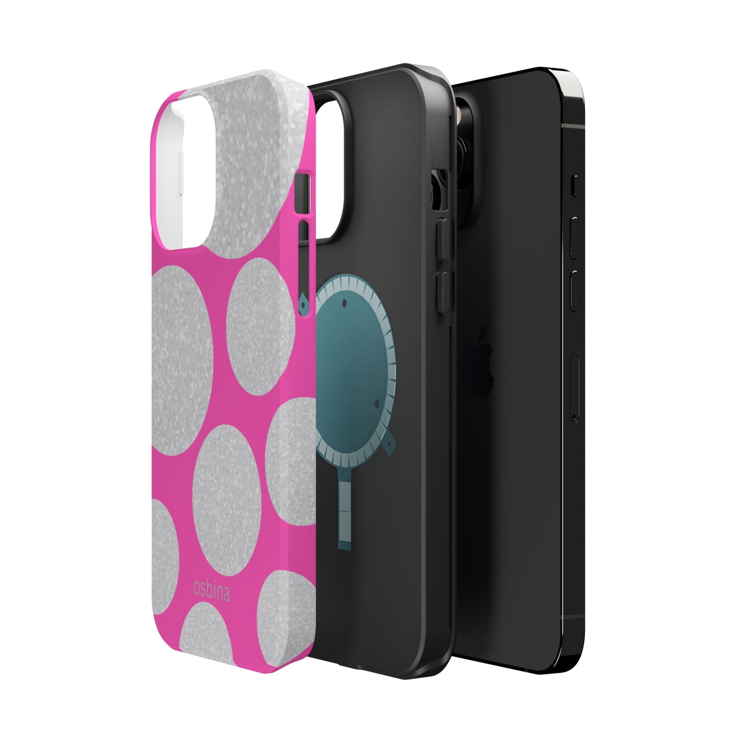osbina | MagSafe compatible for iPhone | The Sparkling Bubbles Case | YAYOU Collection Supporting Shine Like Sable
