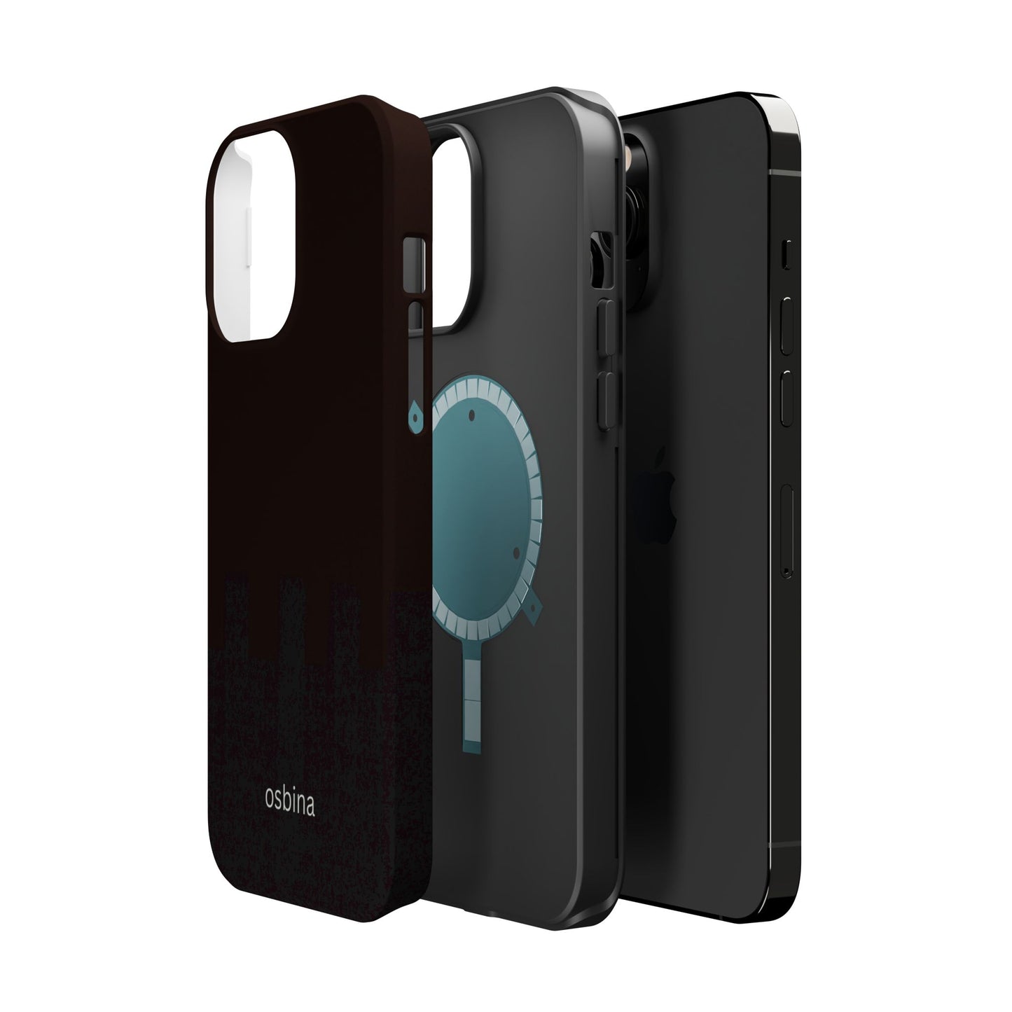 osbina | MagSafe compatible for iPhone | The Onyx Phone Case | Modern Man Collection