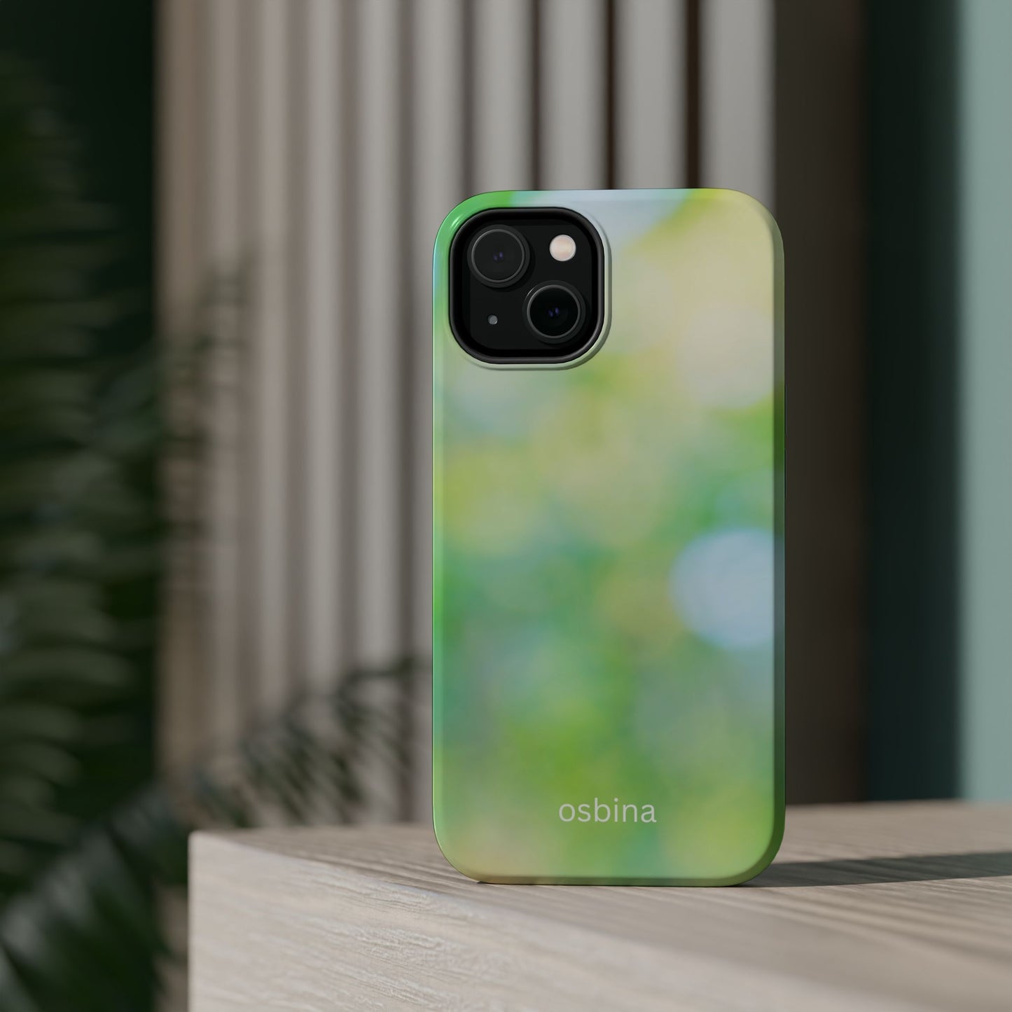 osbina | MagSafe compatible for iPhone | The Veridian Orbs Phone Case | Color Edit Collection