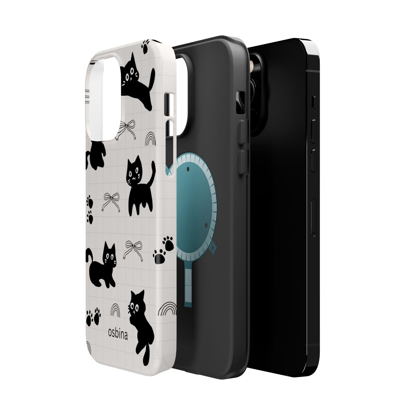 osbina | MagSafe compatible for iPhone | Meow Mode Cat Phone Case | The Season Collective