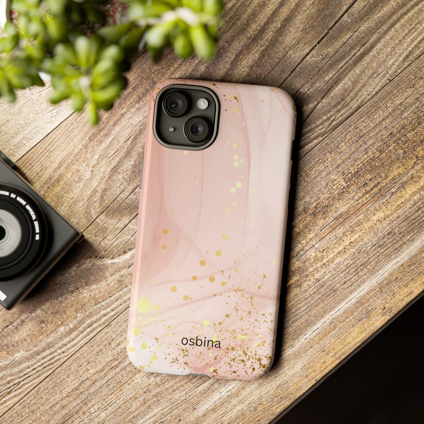 osbina | Pink Chic Stardust Cloud Phone Case | Modern Muse Collection