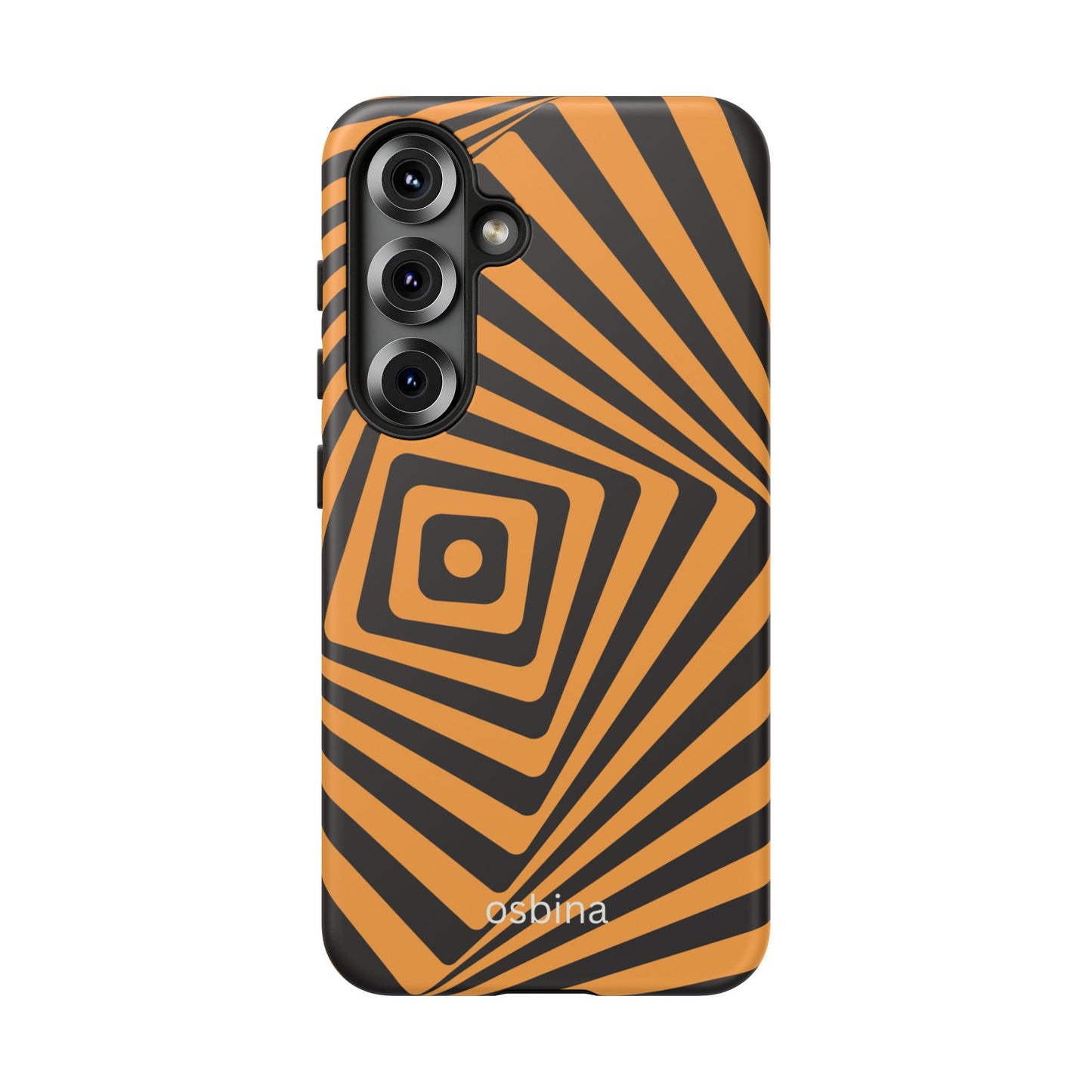 osbina | Step Into the Zone — The Orange + Black Spiral Case | The Season Collective