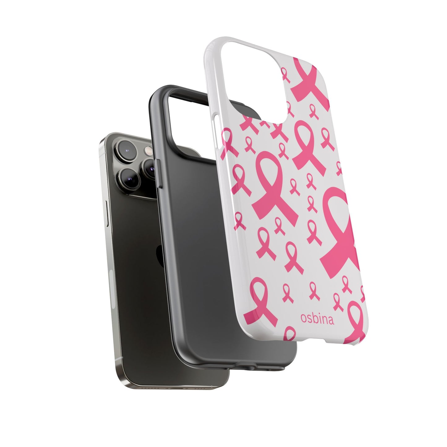 osbina | Limited Edition Strength in Ribbons Case in Light Pink + Soft Pink + Hot Pink | The Pink October Collection | Inspired By