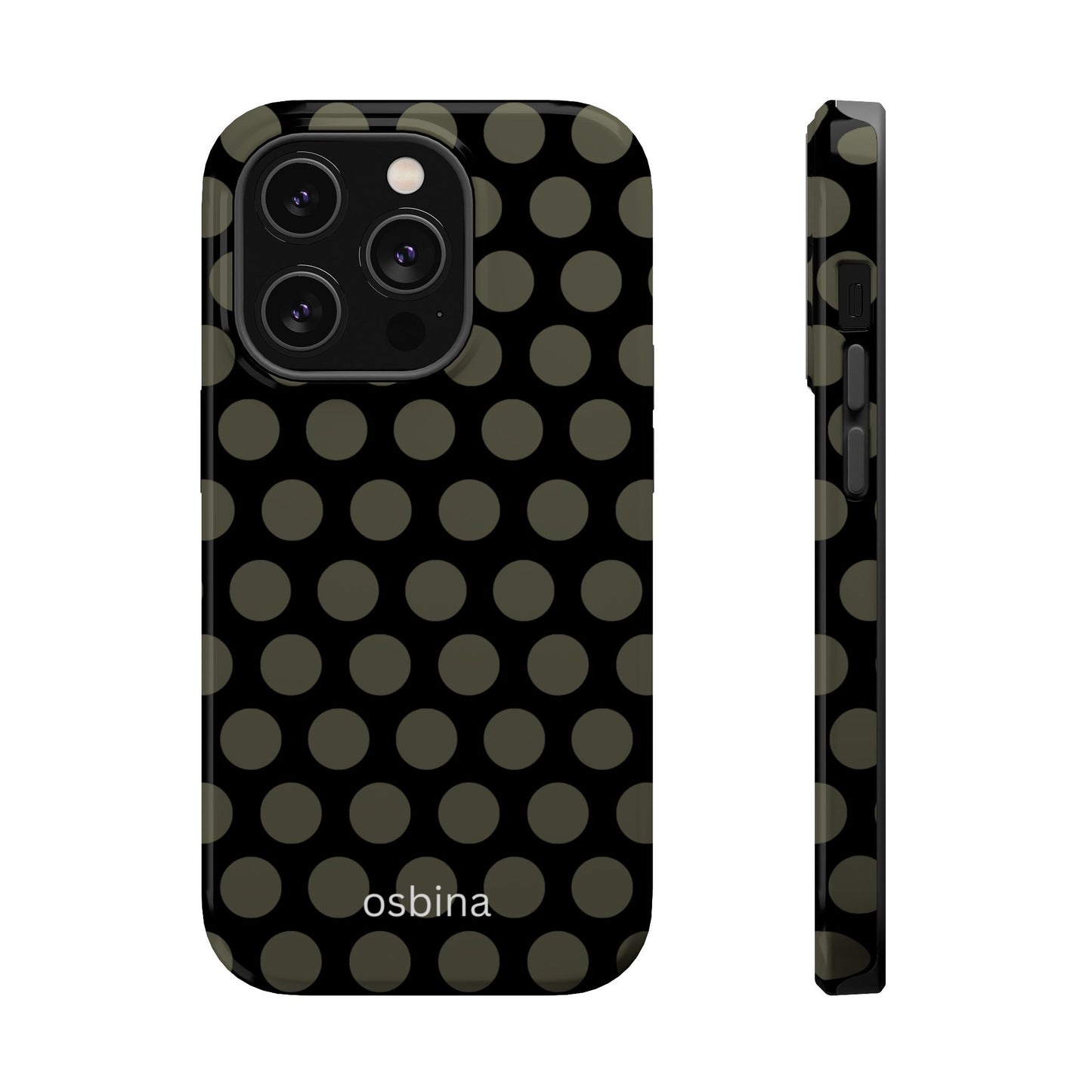 osbina | MagSafe compatible for iPhone | Onyx Chic Phone Case | Modern Muse Collection