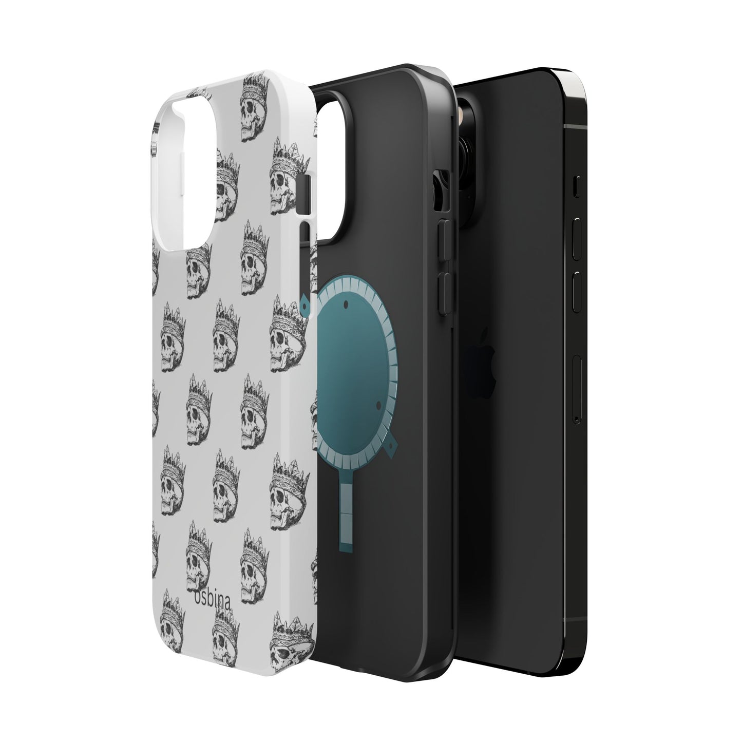 osbina | MagSafe compatible for iPhone | Skulls Royale Phone Case | Season Collective Collection
