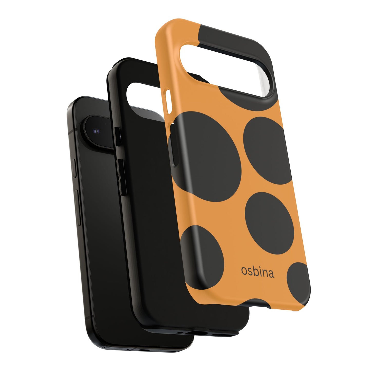 osbina | The Bubble Statement Case in Orange + Black | The Season Collective