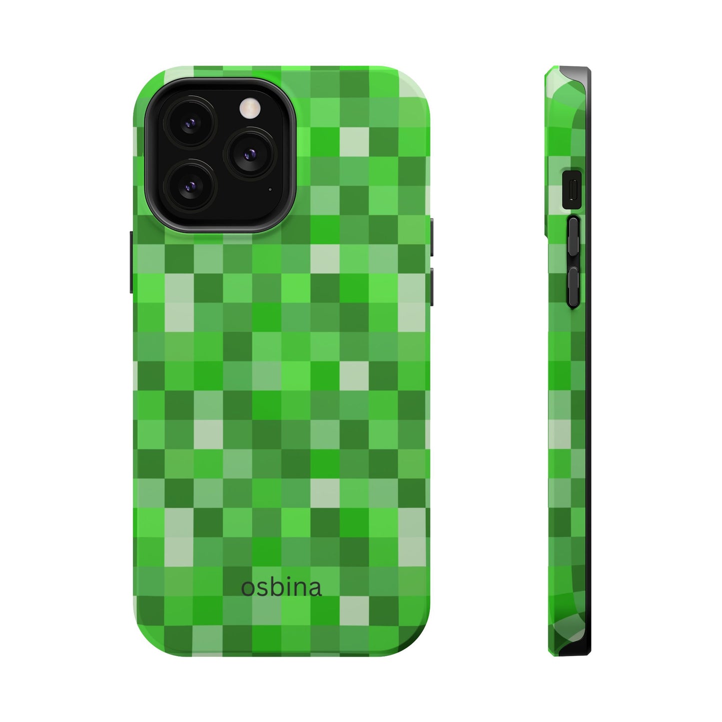 osbina | MagSafe compatible for iPhone | Mosaic Viridis Phone Case | Color Edit Collection