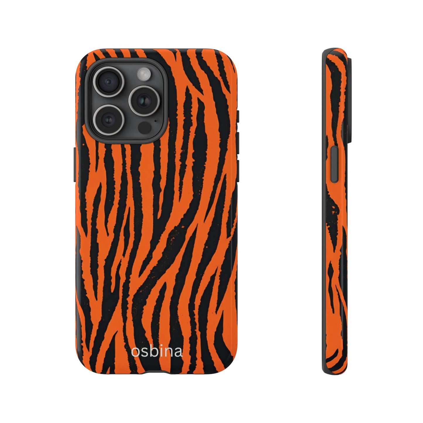 osbina | Tiger, But Make It Chic — The Bengal Stripe Case in Orange + Black | The Season Collective