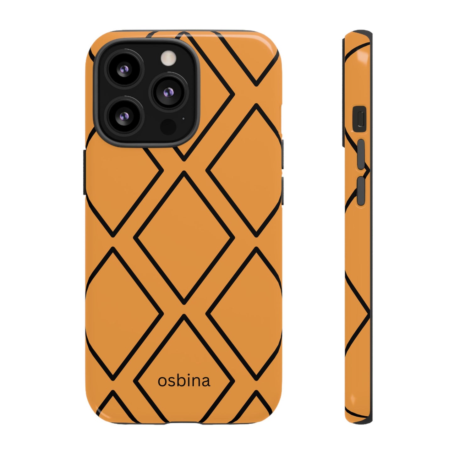 osbina | Diamonds Are Your Phone’s Best Friend — The Orange + Black Diamond Case | The Season Collective