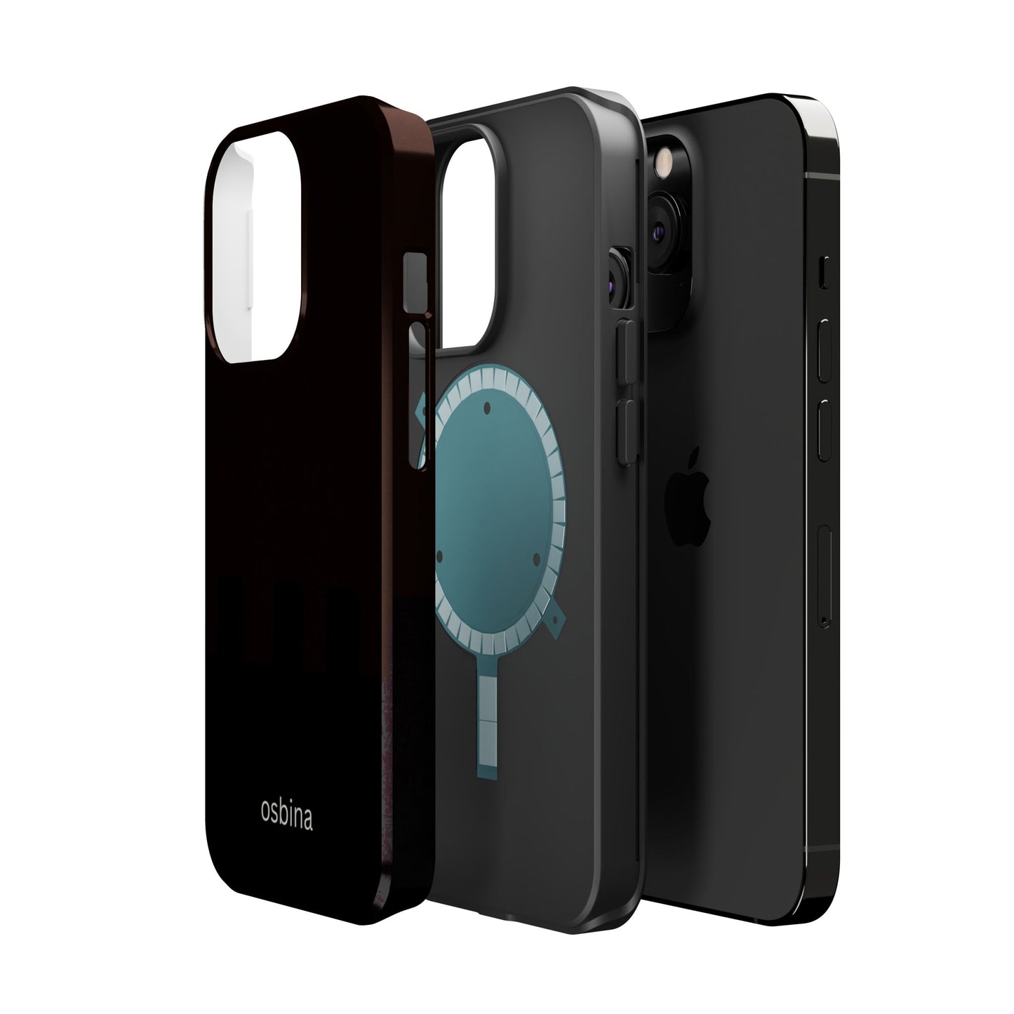 osbina | MagSafe compatible for iPhone | The Onyx Phone Case | Modern Man Collection