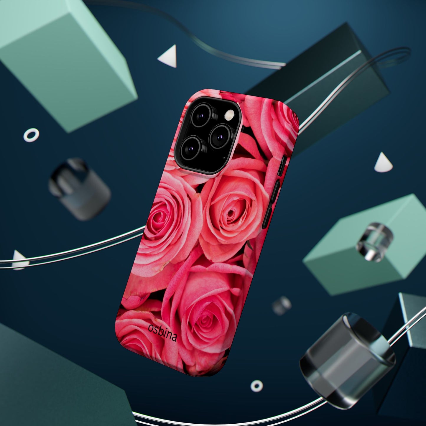 osbina | MagSafe compatible for iPhone | The Roselle Phone Case | Modern Muse Collection