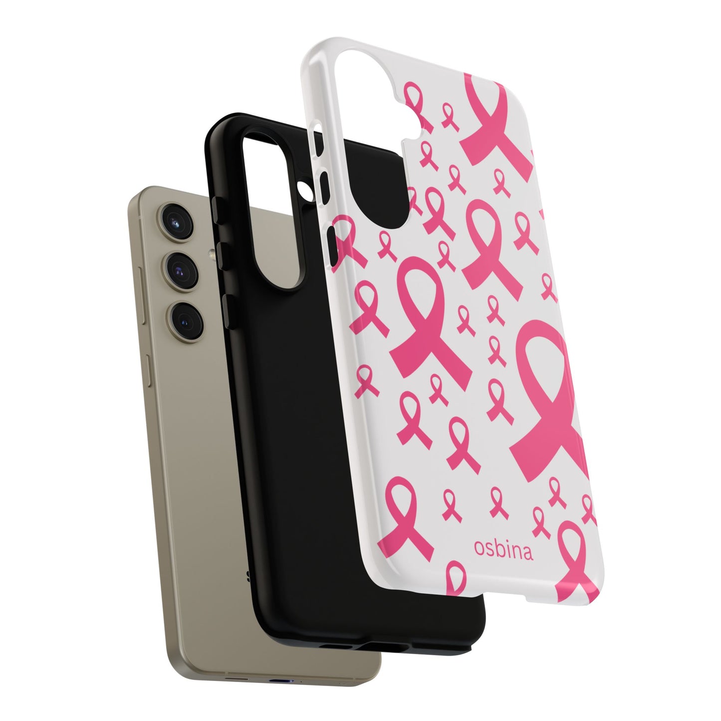 osbina | Limited Edition Strength in Ribbons Case in Light Pink + Soft Pink + Hot Pink | The Pink October Collection | Inspired By