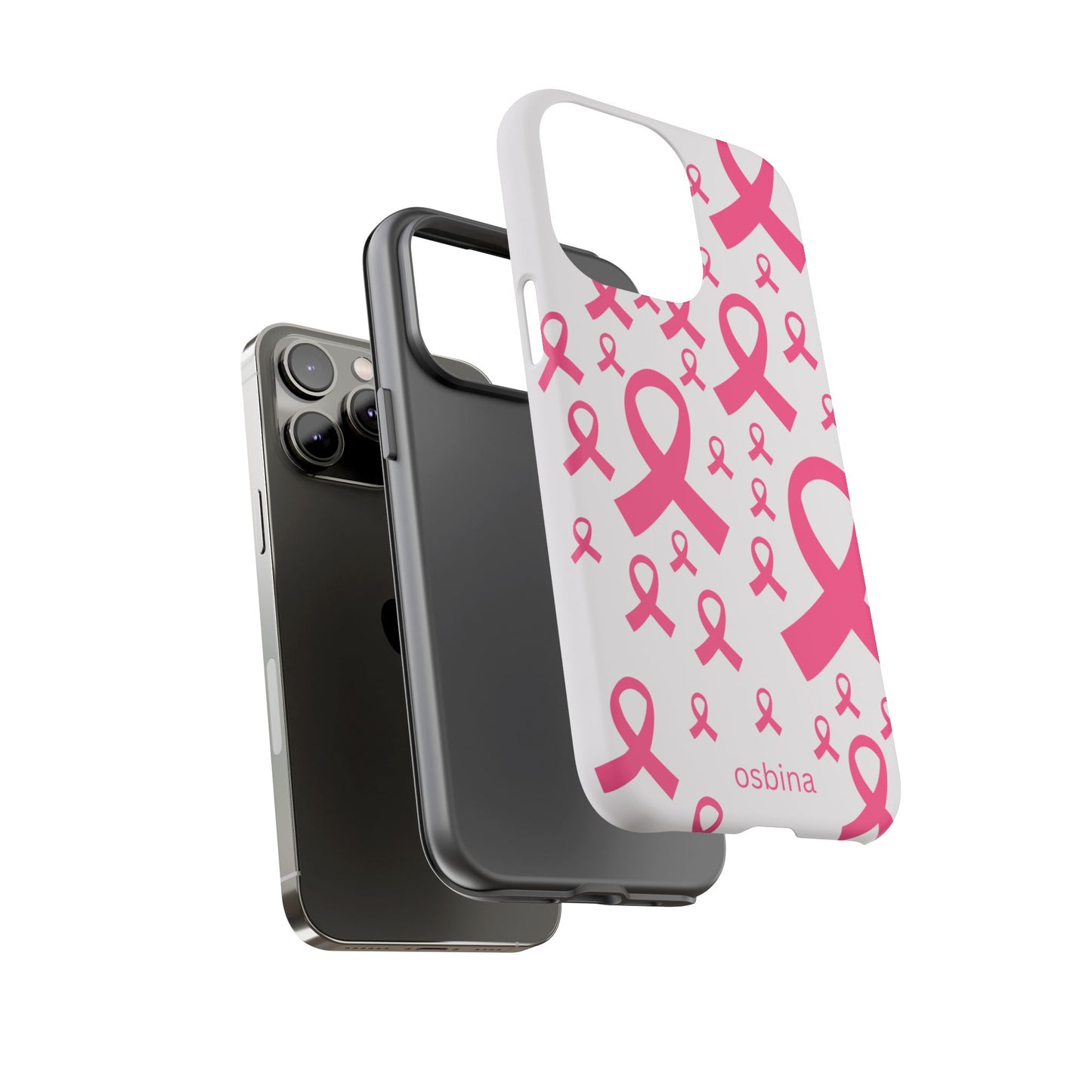 osbina | Limited Edition Strength in Ribbons Case in Light Pink + Soft Pink + Hot Pink | The Pink October Collection | Inspired By